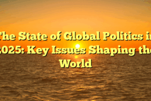 The State of Global Politics in 2025: Key Issues Shaping the World