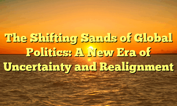 The Shifting Sands of Global Politics: A New Era of Uncertainty and Realignment