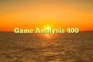 Game Analysis 400
