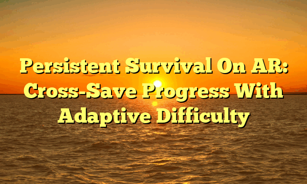Persistent Survival On AR: Cross-Save Progress With Adaptive Difficulty