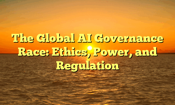 The Global AI Governance Race: Ethics, Power, and Regulation The Global AI Governance Race: Ethics, Power, and Regulation