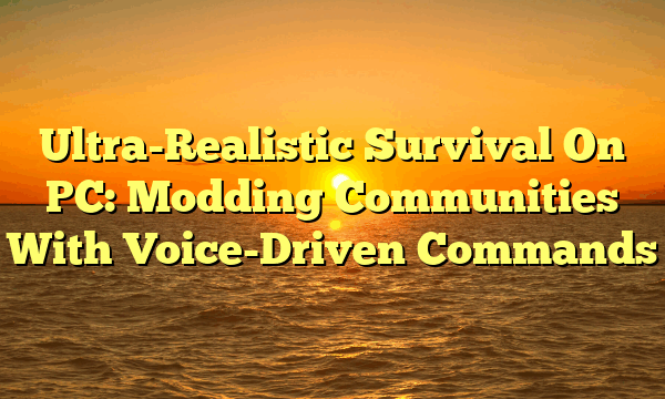 Ultra-Realistic Survival On PC: Modding Communities With Voice-Driven Commands