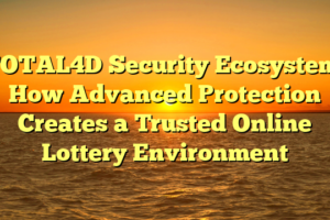 TOTAL4D Security Ecosystem: How Advanced Protection Creates a Trusted Online Lottery Environment