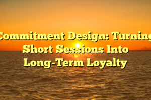 Commitment Design: Turning Short Sessions Into Long-Term Loyalty